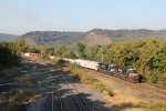 NS 4191 and 4176 lead train 12R into Enola yard